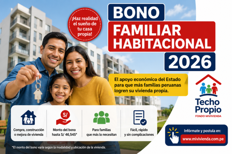 Bono Familiar Habitacional 2026